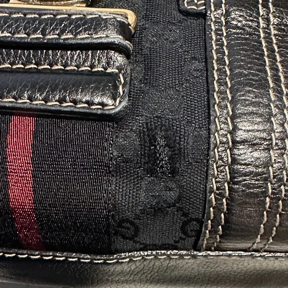 Authentic Gucci GG Canvas Aviatrix Boston Bag - Picture 9 of 11